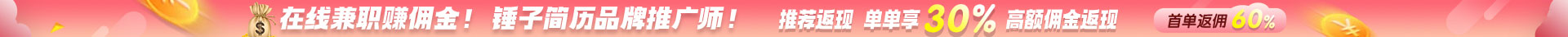 錘子簡(jiǎn)歷品牌推廣師